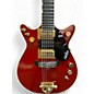 Used Gretsch Guitars G6131G-MY-RB Limited-Edition Malcolm Young Signature Jet vintage firebird red Solid Body Electric Guitar