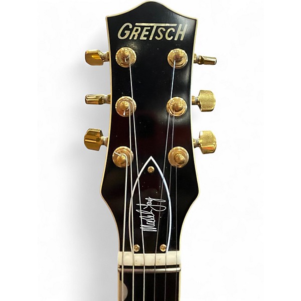 Used Gretsch Guitars G6131G-MY-RB Limited-Edition Malcolm Young Signature Jet vintage firebird red Solid Body Electric Guitar