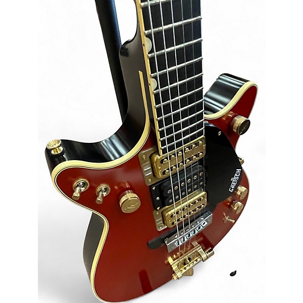 Used Gretsch Guitars G6131G-MY-RB Limited-Edition Malcolm Young Signature Jet vintage firebird red Solid Body Electric Guitar
