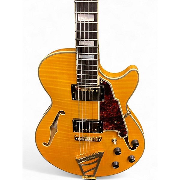 Used D'Angelico EX-SS Natural Hollow Body Electric Guitar