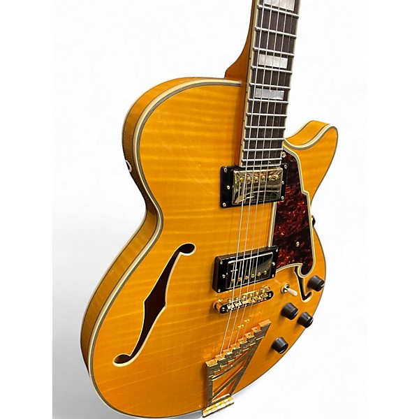 Used D'Angelico EX-SS Natural Hollow Body Electric Guitar