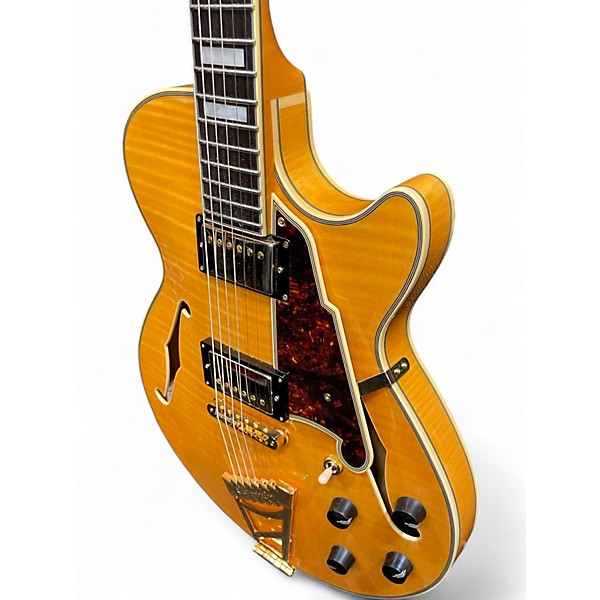 Used D'Angelico EX-SS Natural Hollow Body Electric Guitar