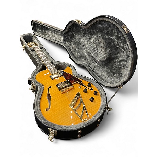 Used D'Angelico EX-SS Natural Hollow Body Electric Guitar