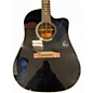 Used Epiphone AJ30CE Black Acoustic Electric Guitar