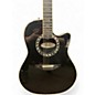 Used Ovation 1869 Custom Legend Black Acoustic Electric Guitar