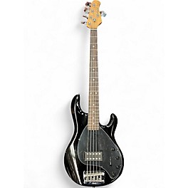 Used Sterling by Music Man Ray35 5 String black Electric Bass Guitar