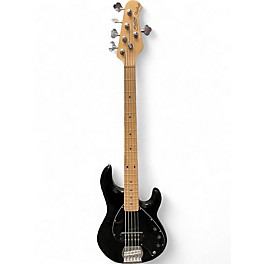 Used Sterling by Music Man StingRay 5 Black Electric Bass Guitar