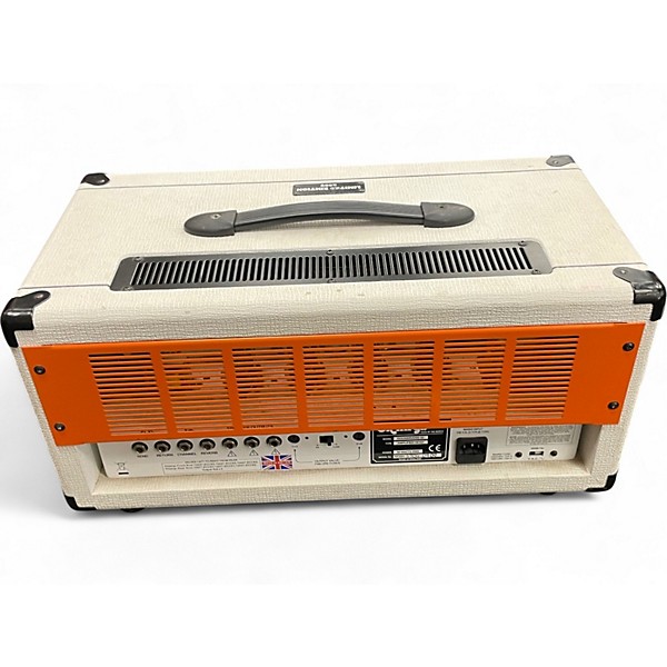 Used Orange Amplifiers Rockerverb RK50H White Tube Guitar Amp Head
