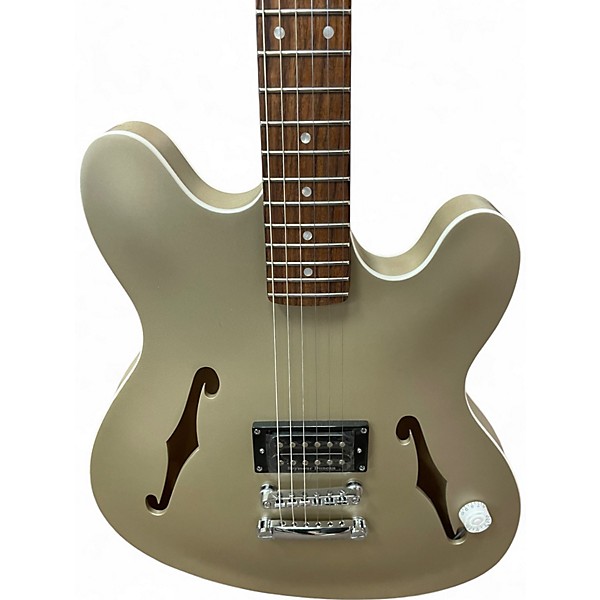 Used Fender Tom DeLonge Starcaster Shoreline Gold Hollow Body Electric Guitar