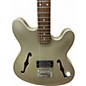 Used Fender Tom DeLonge Starcaster Shoreline Gold Hollow Body Electric Guitar