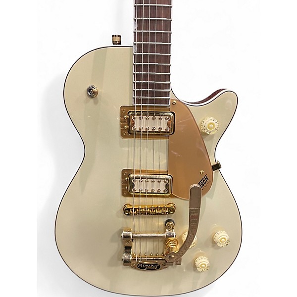 Used 2024 Gretsch Guitars Electromatic Pristine Jet Single-Cut White Gold Solid Body Electric Guitar