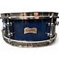 Vintage 1960s Norma 14in MADE IN JAPAN SNARE DRUM BLUE SPARKLE Drum thumbnail