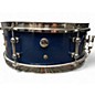 Vintage 1960s Norma 14in MADE IN JAPAN SNARE DRUM BLUE SPARKLE Drum