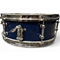Vintage 1960s Norma 14in MADE IN JAPAN SNARE DRUM BLUE SPARKLE Drum