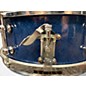 Vintage 1960s Norma 14in MADE IN JAPAN SNARE DRUM BLUE SPARKLE Drum