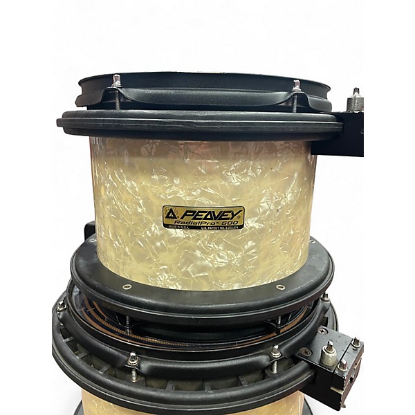 Used Peavey 4 Piece RadialPro 500 Pearl White Drum Kit