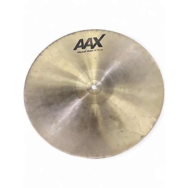 Used SABIAN 14in AAX metal hats Cymbal