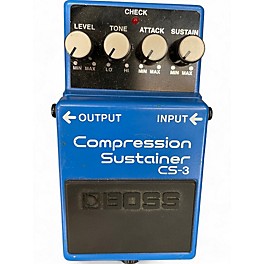 Used BOSS CS3 Compressor Sustainer Effect Pedal