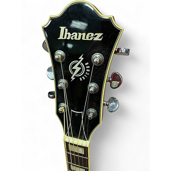 Used Ibanez AF75D Orange Hollow Body Electric Guitar