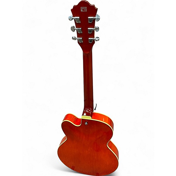 Used Ibanez AF75D Orange Hollow Body Electric Guitar