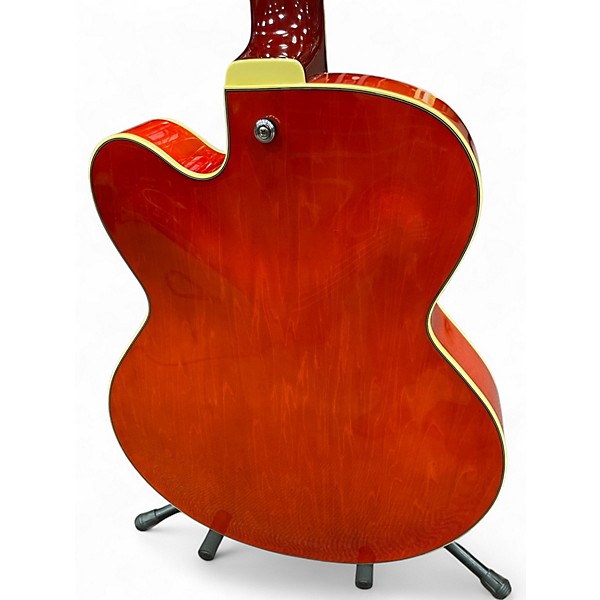 Used Ibanez AF75D Orange Hollow Body Electric Guitar