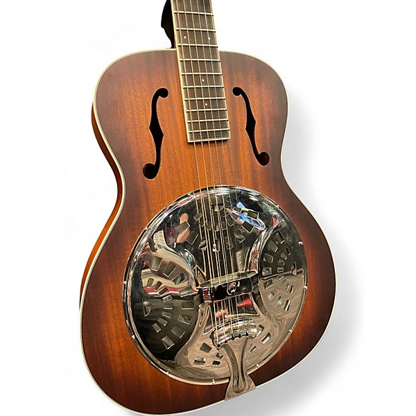 Used Fender PR-180E Sunburst Resonator Guitar