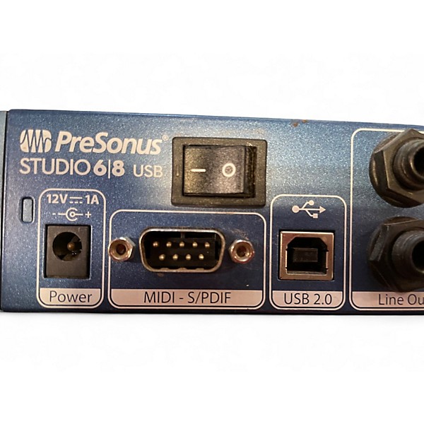 Used PreSonus STUDIO 6/8 Audio Interface