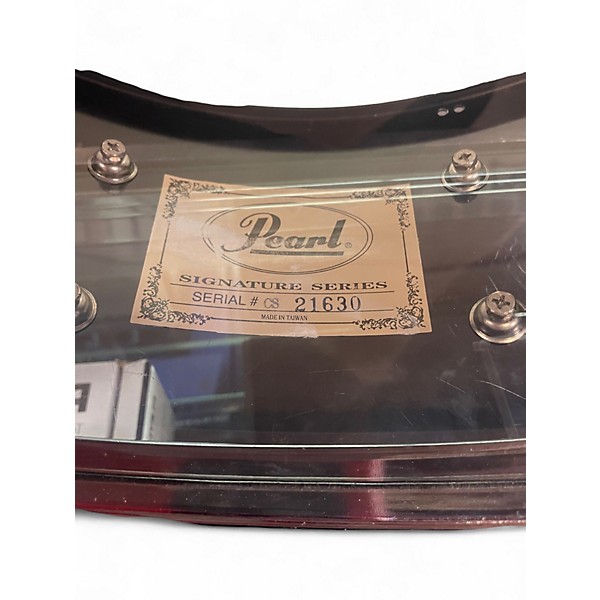 Used Pearl 14X5 Chad Smith Snare Steel Drum