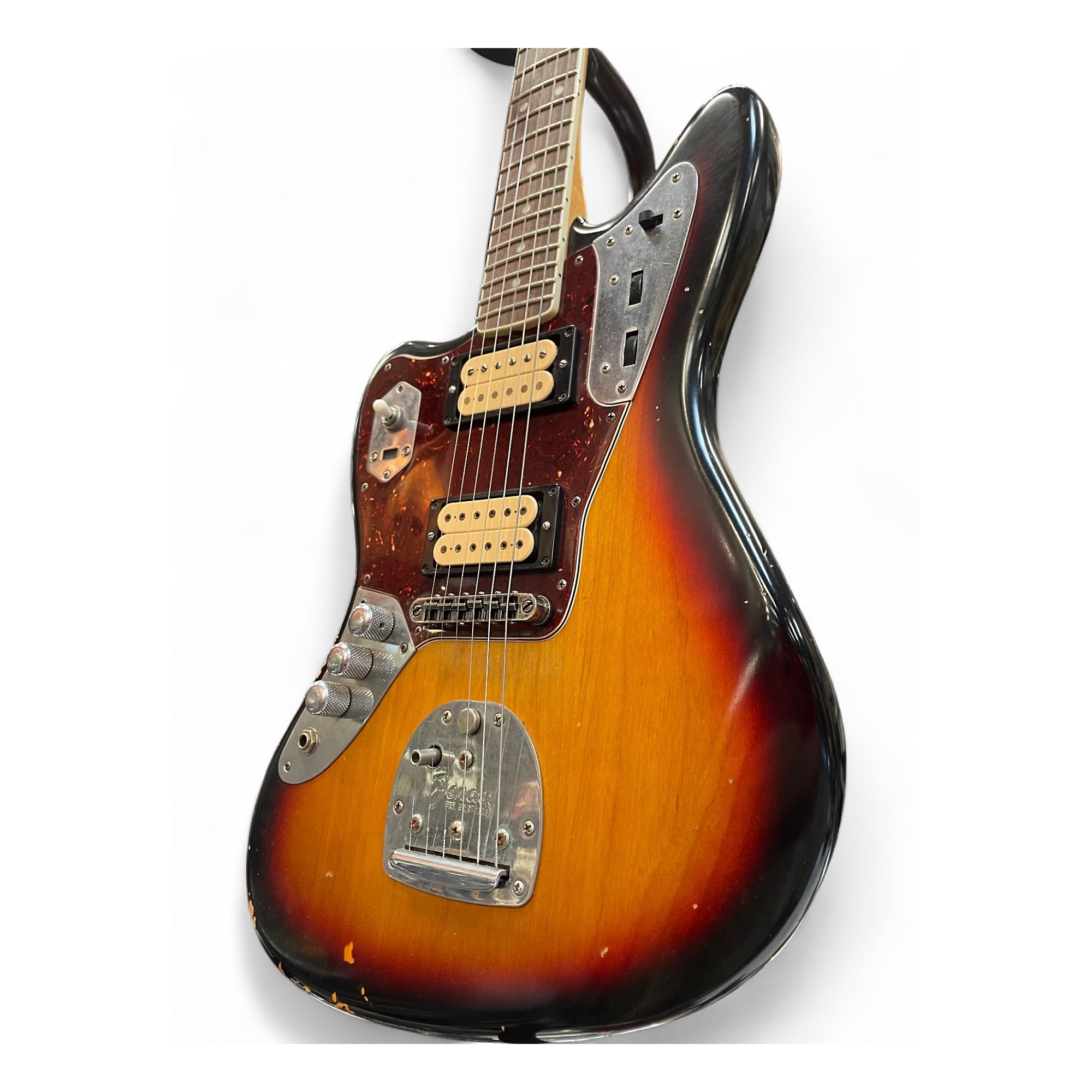 Used Fender Kurt Cobain Signature Jaguar Road Worn Sunburst