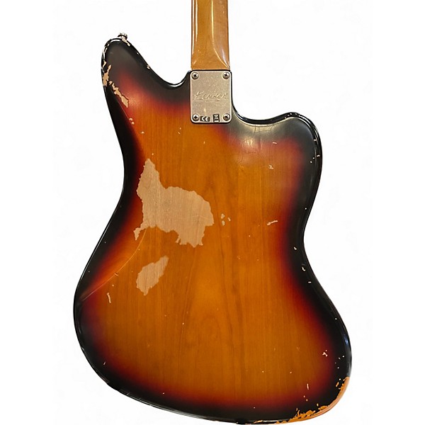 Used Fender Kurt Cobain Signature Jaguar Road Worn Sunburst Electric Guitar