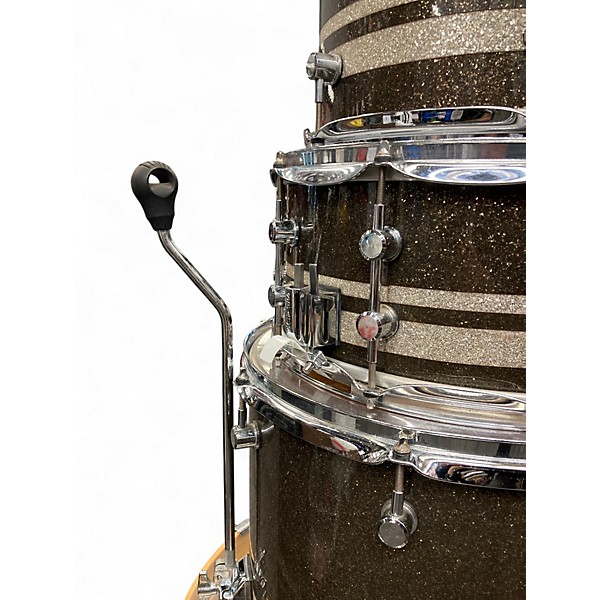 Used Spaun 4 Piece Custom Series Rootbeer Sparkle Drum Kit
