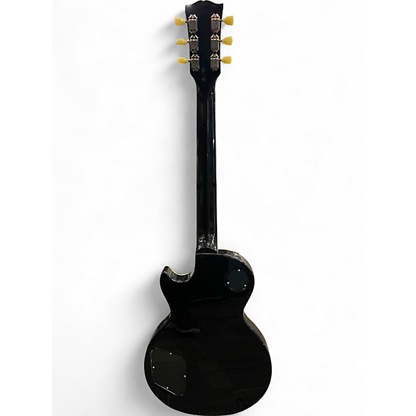 Used Gibson Les Paul Classic Plus Trans Black Solid Body Electric Guitar