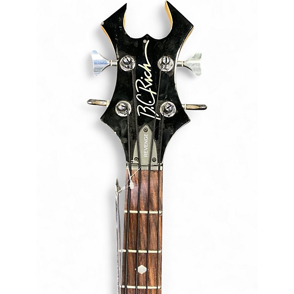 Used B.C. Rich REVENGE WARLOCK Black Electric Bass Guitar