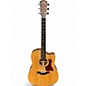 Used Taylor 410CE Natural Acoustic Electric Guitar thumbnail