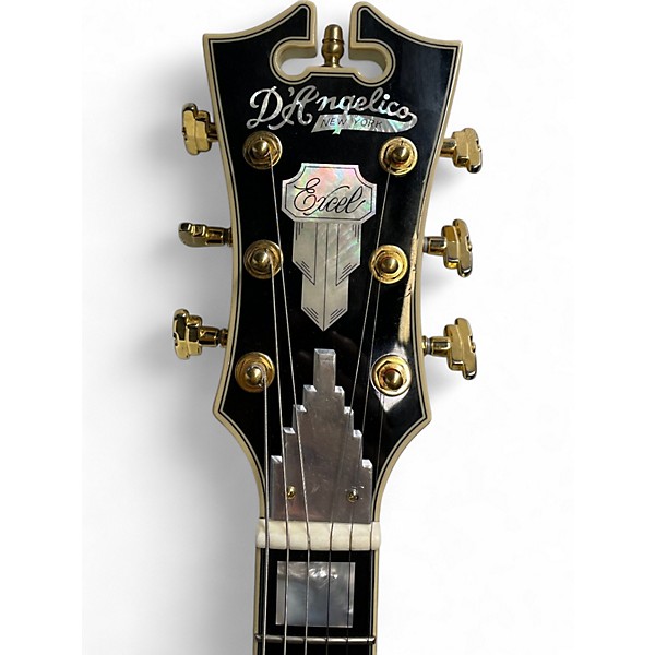 Used D'Angelico EX-SS White Hollow Body Electric Guitar