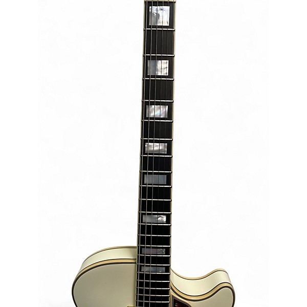 Used D'Angelico EX-SS White Hollow Body Electric Guitar