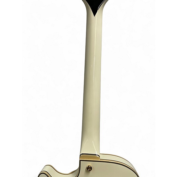 Used D'Angelico EX-SS White Hollow Body Electric Guitar