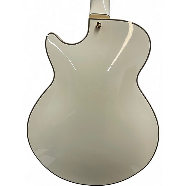 Used D'Angelico EX-SS White Hollow Body Electric Guitar