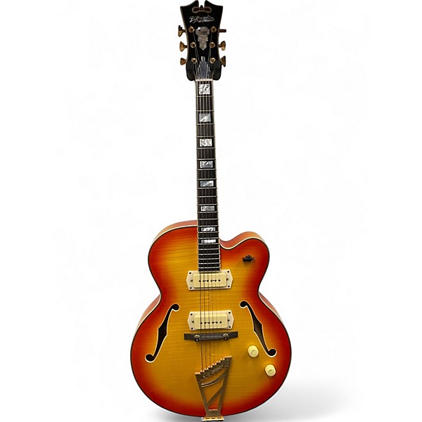 Used D'Angelico EX-59 3 Color Sunburst Hollow Body Electric Guitar