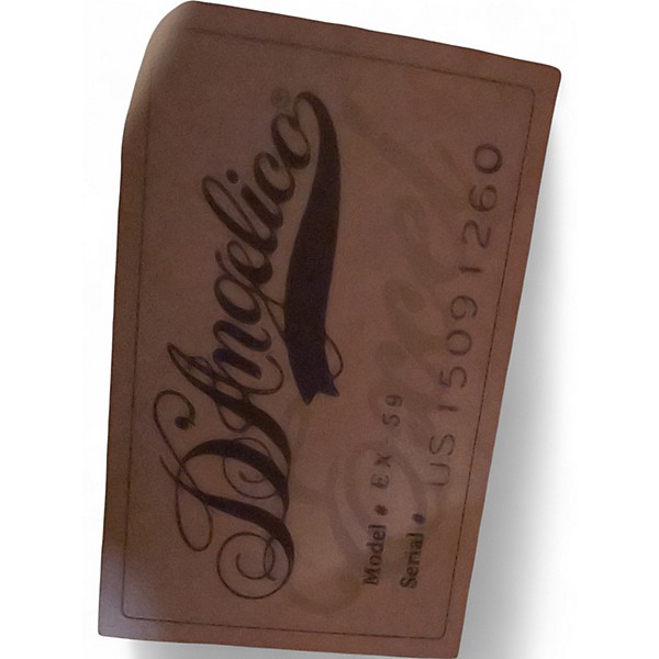 Used D'Angelico EX-59 3 Color Sunburst Hollow Body Electric Guitar