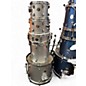 Used Ludwig 5 Piece Accent Silver Sparkle Drum Kit thumbnail
