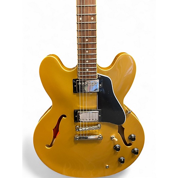 Used Epiphone ES335 Gold Hollow Body Electric Guitar