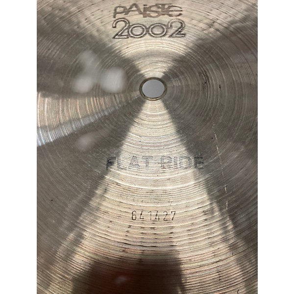 Used Paiste 18in 2002 FLAT RIDE Cymbal