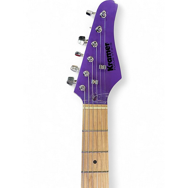 Used Kramer Focus vt-211s Purple Solid Body Electric Guitar