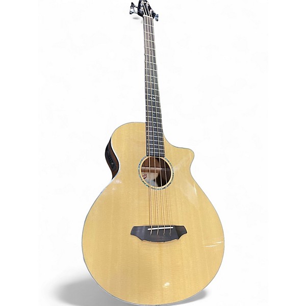 Used Breedlove Atlas Studio BJ350/SME4 Natural Acoustic Bass Guitar