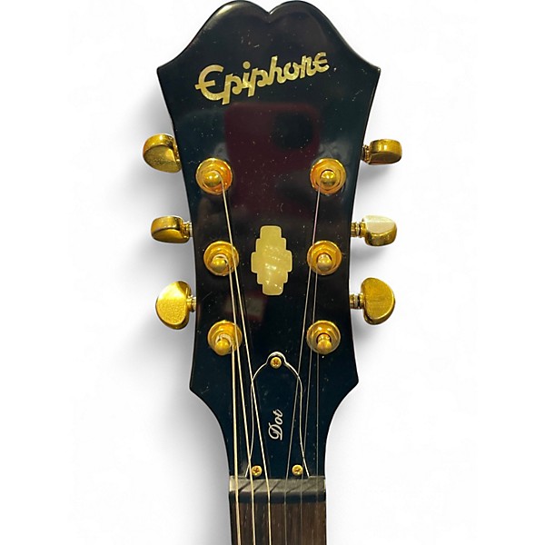 Used Epiphone Dot Deluxe Flametop 2 Color Sunburst Hollow Body Electric Guitar