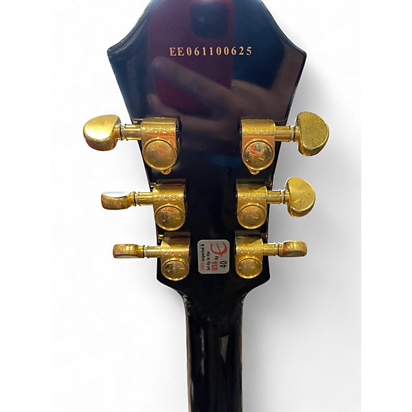 Used Epiphone Dot Deluxe Flametop 2 Color Sunburst Hollow Body Electric Guitar