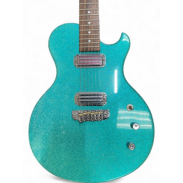 Used Brownsville THUG SPARKLE GREEN Solid Body Electric Guitar