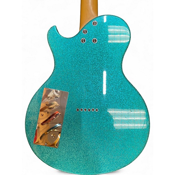 Used Brownsville THUG SPARKLE GREEN Solid Body Electric Guitar