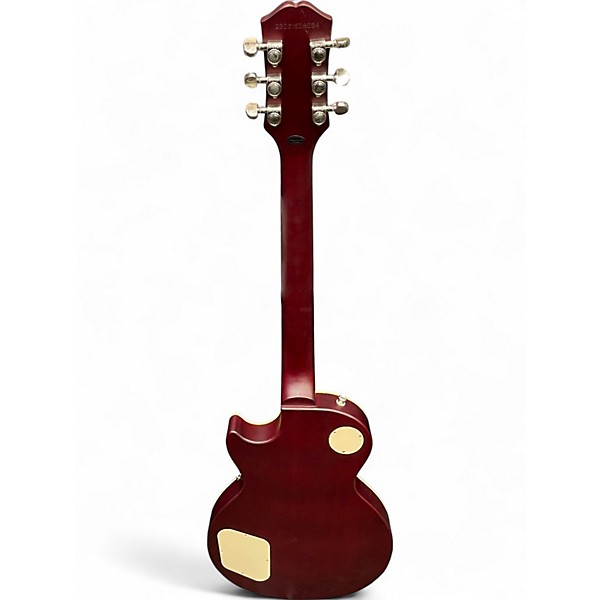 Used Epiphone Les Paul Traditional Pro IV Worn Wine Red Solid Body Electric Guitar